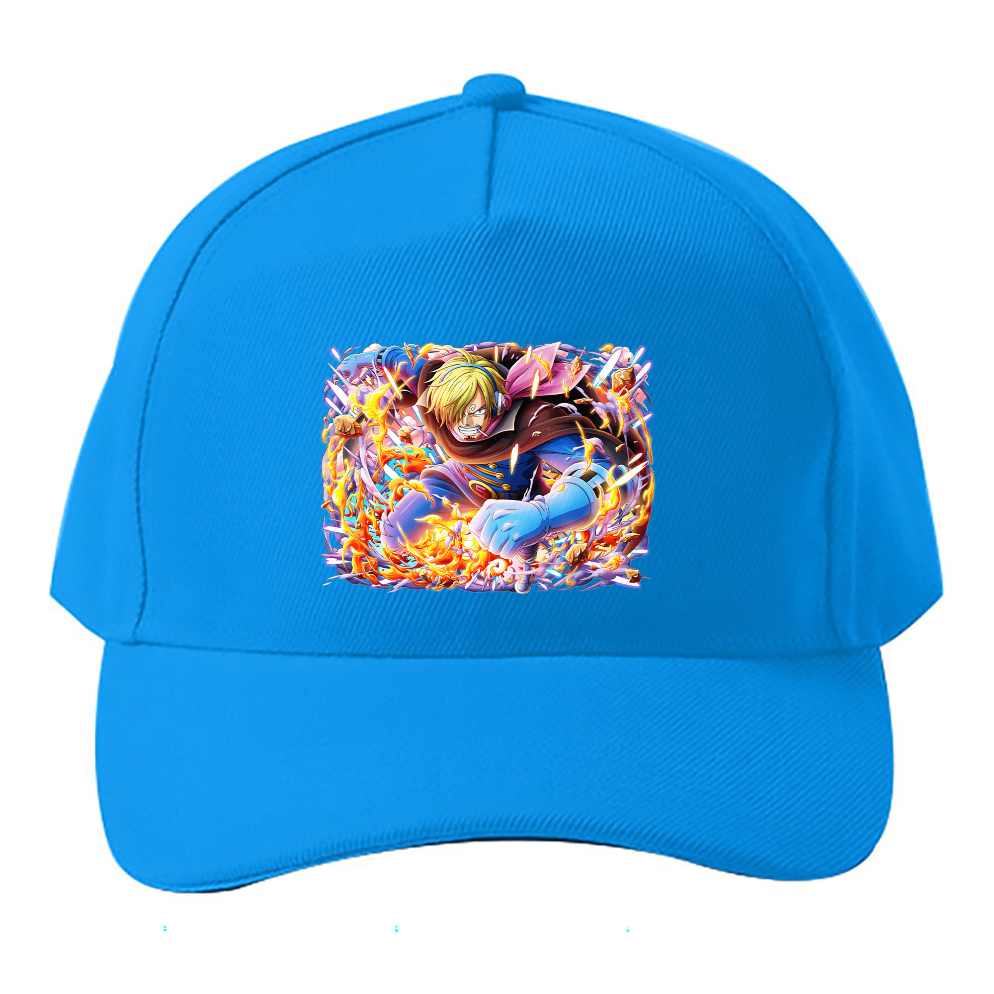 （画像用） ワンピース サンジ ONE PIECE Sanji ベースボールキャップ 綿100％ 男女兼用 帽子 スポーツ